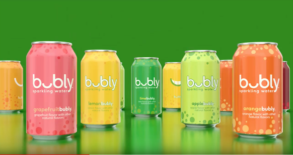 oh hi, we're bubly sparkling water