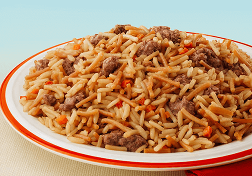 Seasoned Beef and Rice
